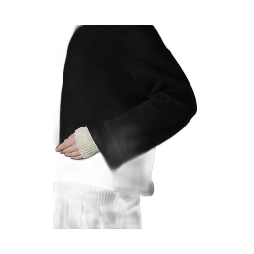 Mild Jersery Combination Jacket With Hood