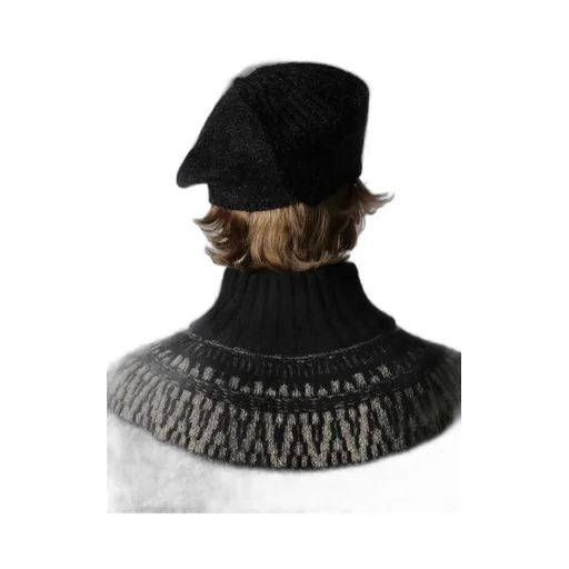 Mahair Wool Combination Beret