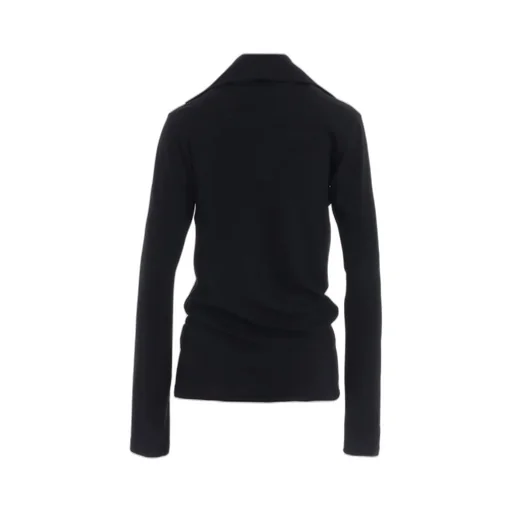 Mild Washable Jersey High Neck Blouse