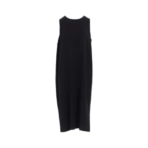 Wool Serge Sleeveless Dress