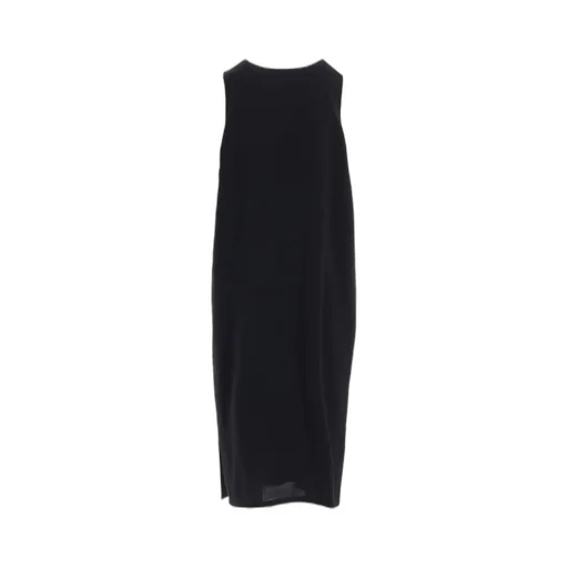 Wool Serge Sleeveless Dress