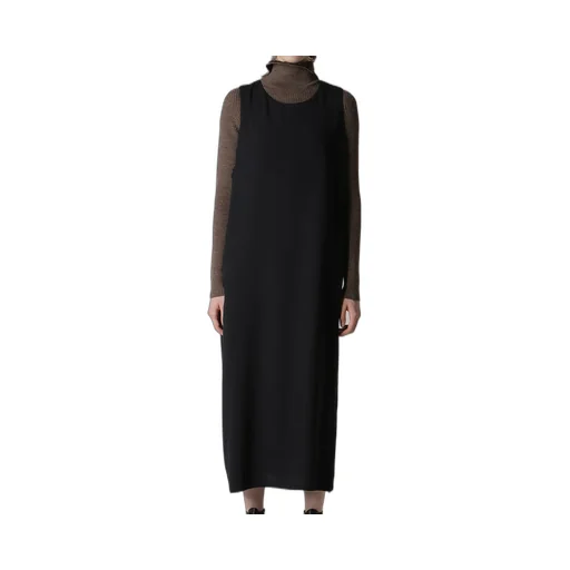 Wool Serge Sleeveless Dress