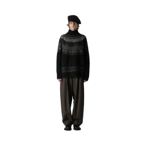 Mahair Wool Combination Beret