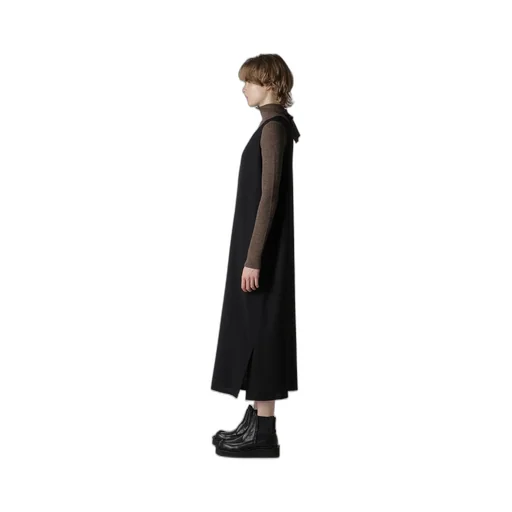 Wool Serge Sleeveless Dress