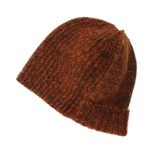 Mohair Wool Combination Knit Beanie