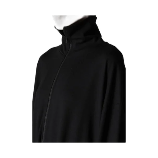Mild Washable Jersey Stand-Up Collar Dress