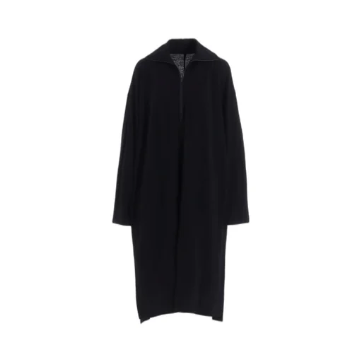 Mild Washable Jersey Stand-Up Collar Dress