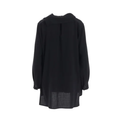 Wool Serge Sailor Collar Blouse