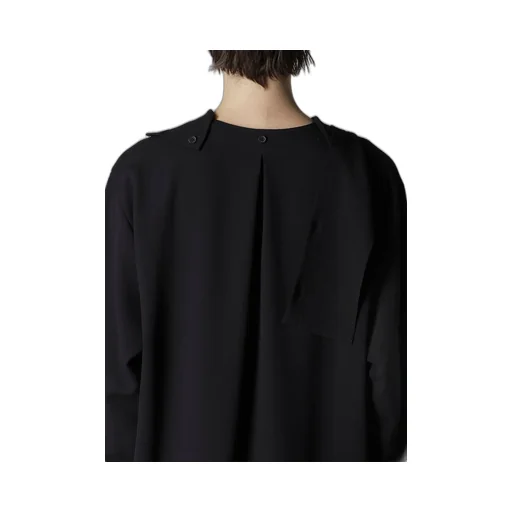 Wool Serge Sailor Collar Blouse