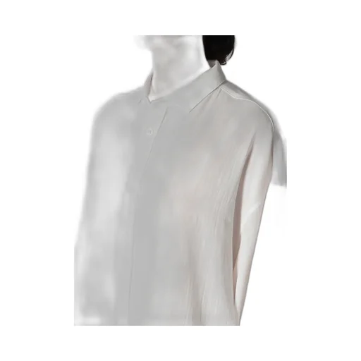 Cotton Viyella Design Collar Big Blouse