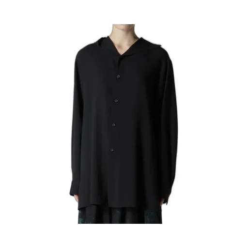 Wool Serge Sailor Collar Blouse