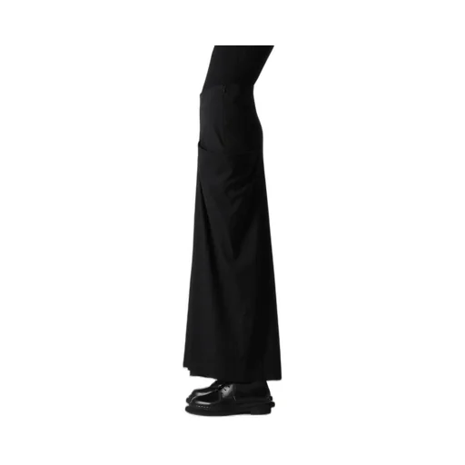 Wool Brend Twill Drape Skirt