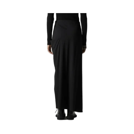 Wool Brend Twill Drape Skirt