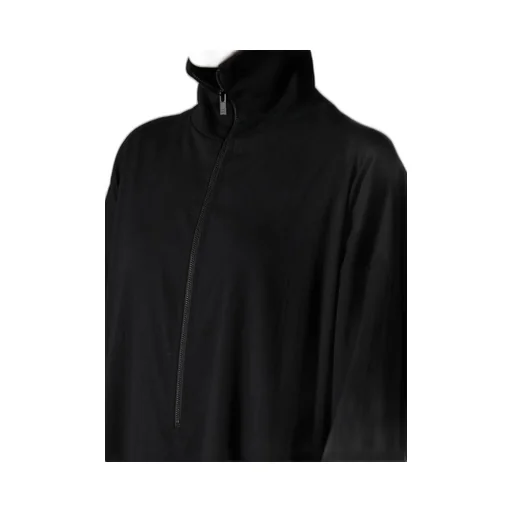Wool Brend Twill Stand-Up Collar Dress