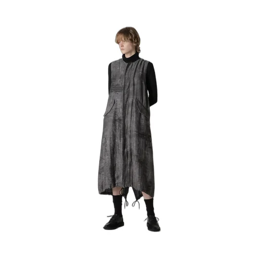 Patch Design Print Fish Tail Dress