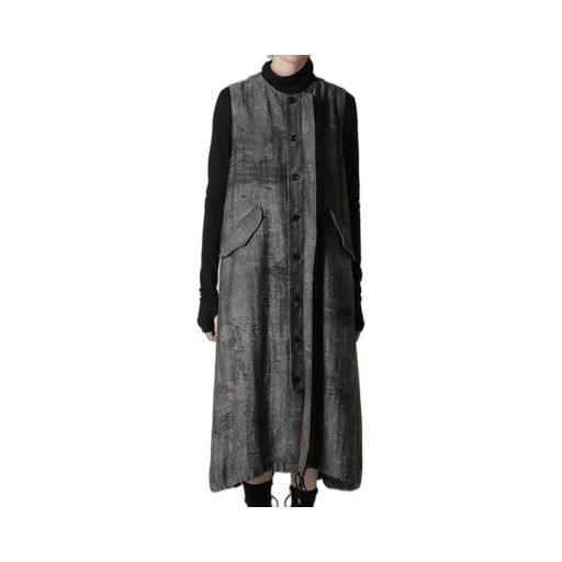 Patch Design Print Fish Tail Dress