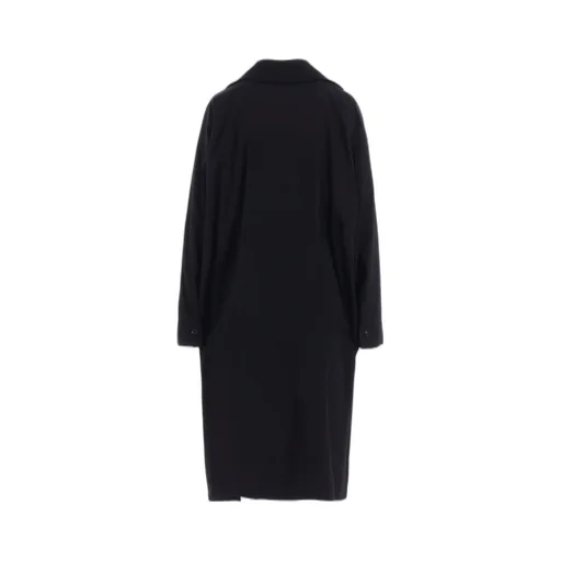 Wool Brend Twill Stand-Up Collar Dress