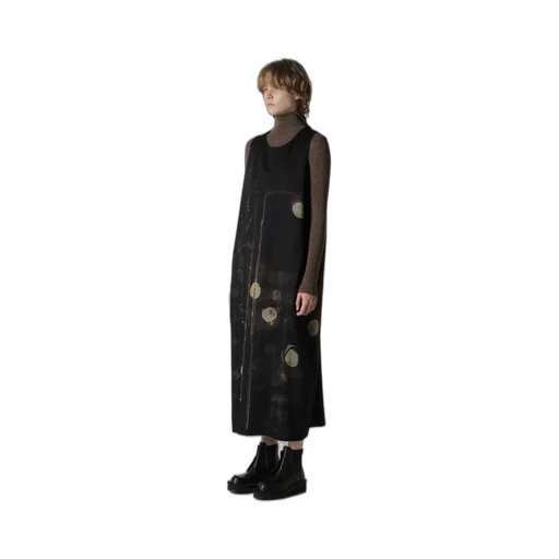 Dungeree Twill Sleeveless Dress