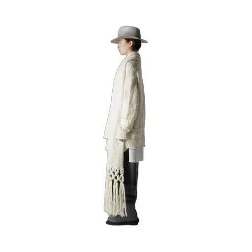 Thick Slub Jersey Curled Collar Pullover