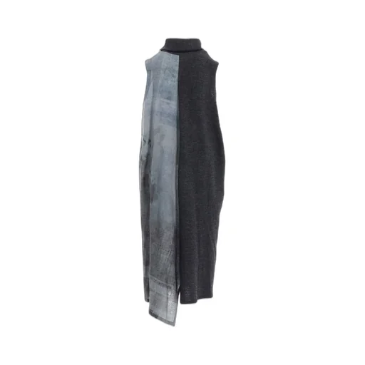 Combination High Neck Dress