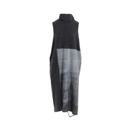 Combination High Neck Dress