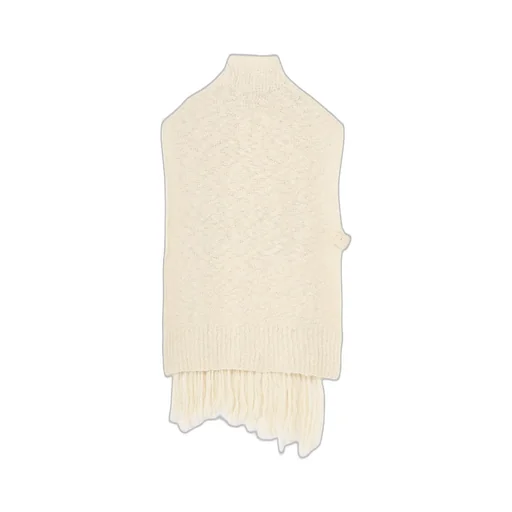 Thick Slub Jersey Fringe Vest