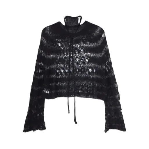 Wole Design Mohair Knited Short Pullover