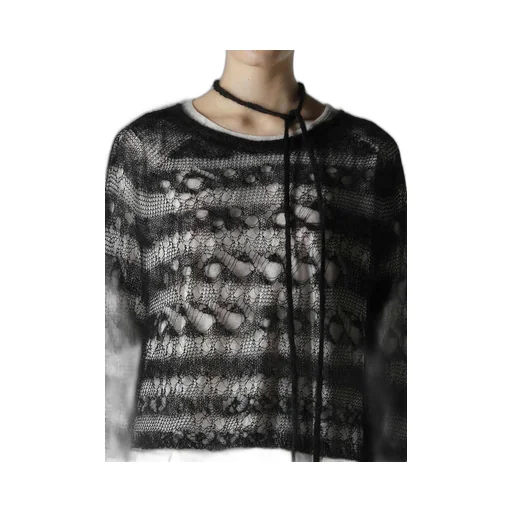 Wole Design Mohair Knited Short Pullover