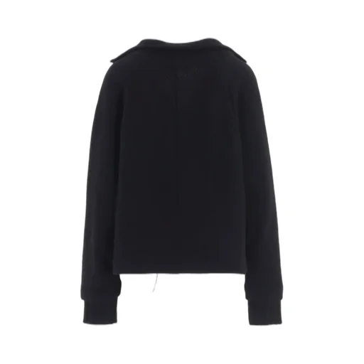 Knit Conbination Short Jacket