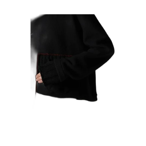 Knit Conbination Short Jacket