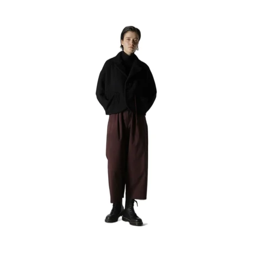 Knit Conbination Short Jacket