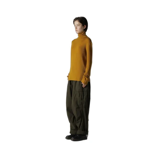 Rib High Neck Knit