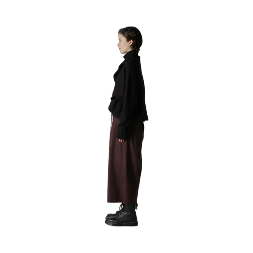Knit Conbination Short Jacket