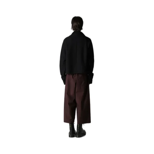Knit Conbination Short Jacket