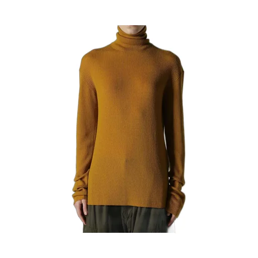 Rib High Neck Knit