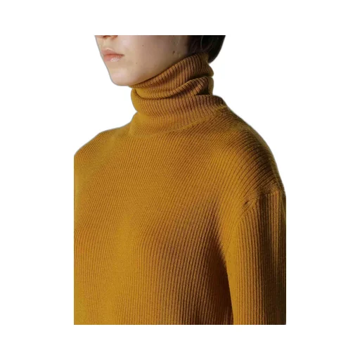Rib High Neck Knit
