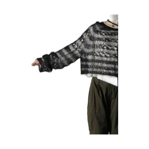 Wole Design Mohair Knited Short Pullover