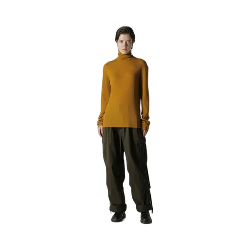 Rib High Neck Knit