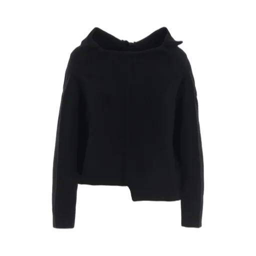 Wool Jersey Asymmetric Pullover