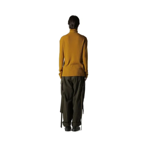 Rib High Neck Knit