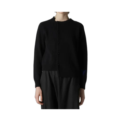 Intarsia Asymmeteric Cardigan