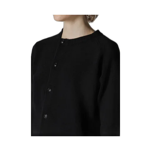 Intarsia Asymmeteric Cardigan