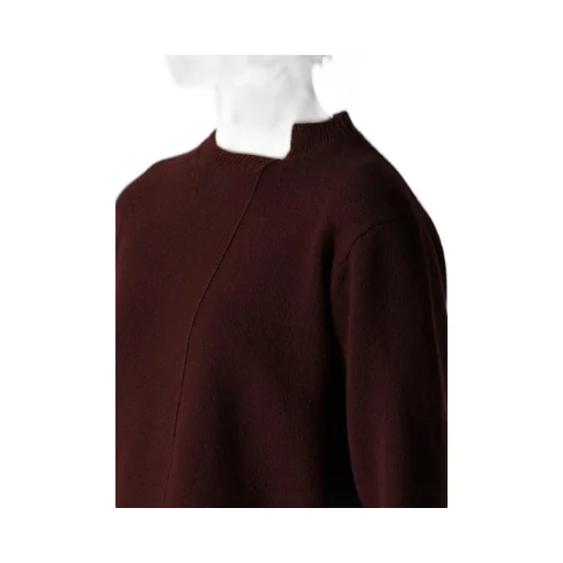 Intarsia Asymmeteric Pullover