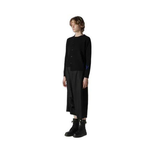 Intarsia Asymmeteric Cardigan