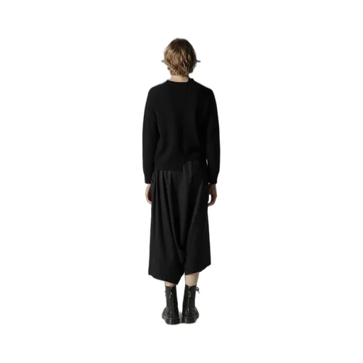 Intarsia Asymmeteric Cardigan
