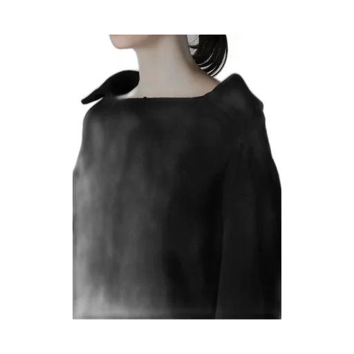 Wool Jersey Asymmetric Pullover