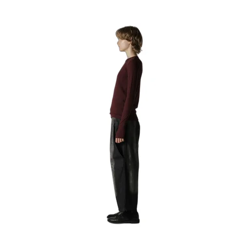 Soft Random Rib Round Neck T
