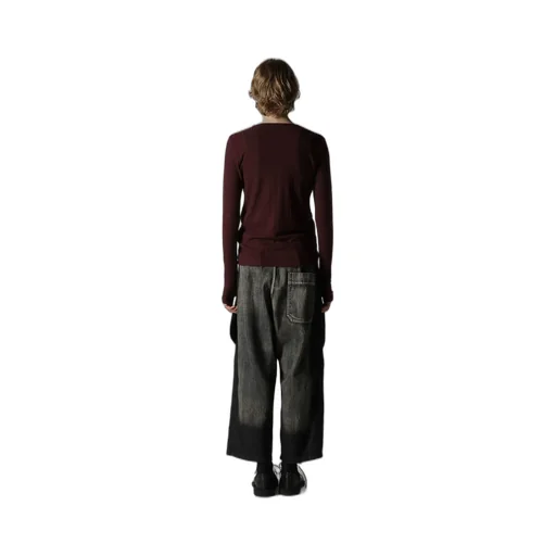 Soft Random Rib Round Neck T