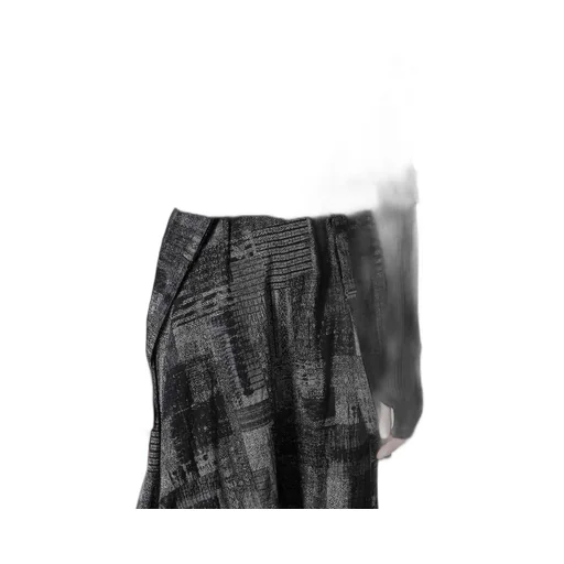 Cotton Rib Double Sleeve Short Cardigan