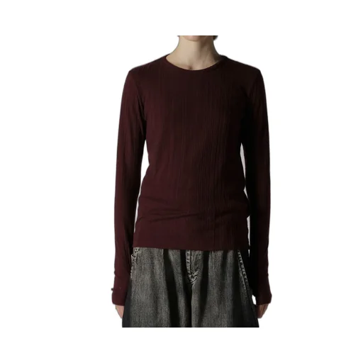 Soft Random Rib Round Neck T